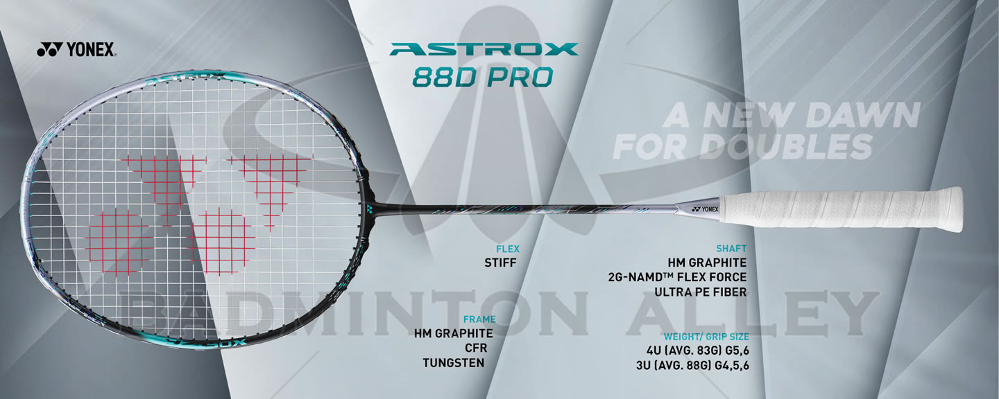 Yonex Astrox 88D Pro Dominate 3rd Generation Black Silver Badminton Racket