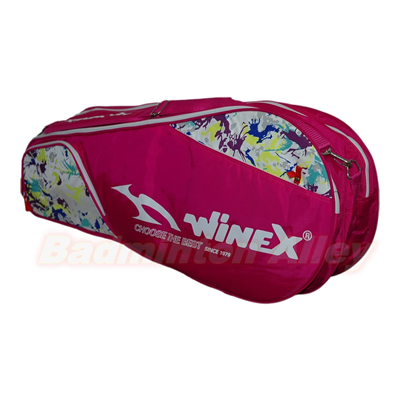 WINEX B-018 Pink Badminton Tennis Thermal Bag