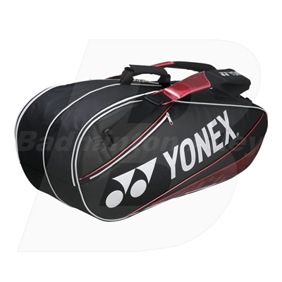 Yonex 10026P Black Red Pro LTD 6 Rackets Badminton Tennis Thermal Bag