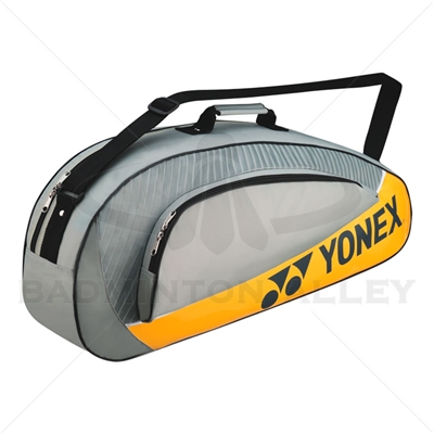 Yonex 5423EX Gray Yellow Badminton Tennis 3 Rackets Bag