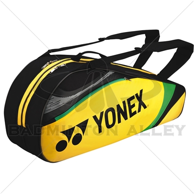 Yonex 7326 Yellow Badminton Tennis 6 Rackets Bag
