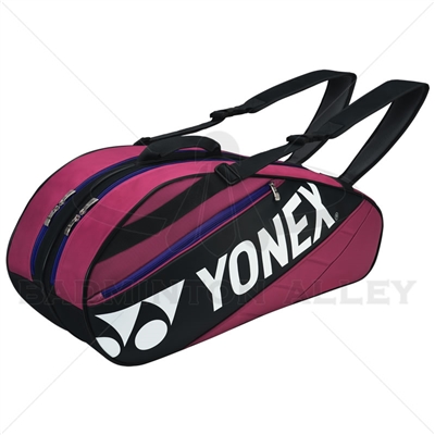 Yonex 7626EX Plum Badminton Tennis 6 Rackets Bag