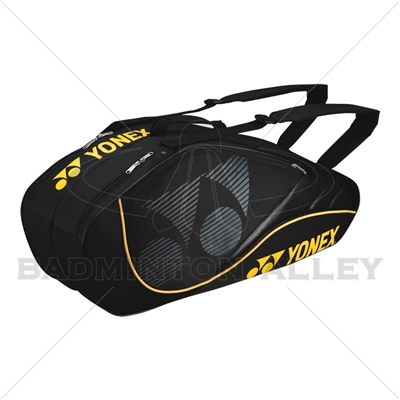 Yonex 8426-EX Black Yellow Tournament Active Badminton Tennis Thermal Bag