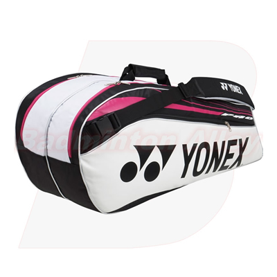 Yonex 9226EX White Black Magenta Pro Badminton Tennis Thermal Bag