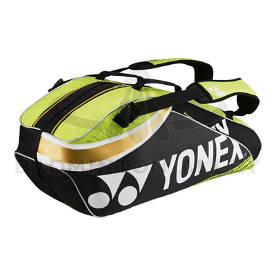 Yonex 9326EX Black / Lime Green Pro Badminton Tennis Thermal Bag