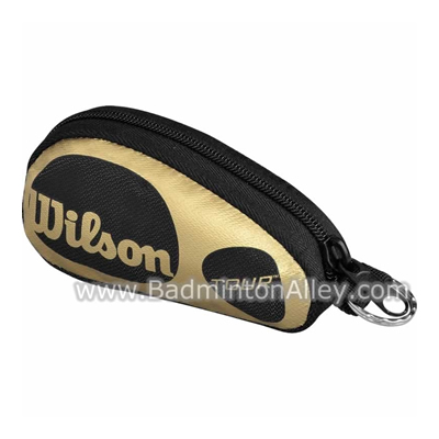 Wilson Mini Souvenir Coin Black Gold Bag with Keychain