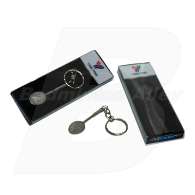 Yang-Yang Mini Keychain Racket Pewter Souvenir
