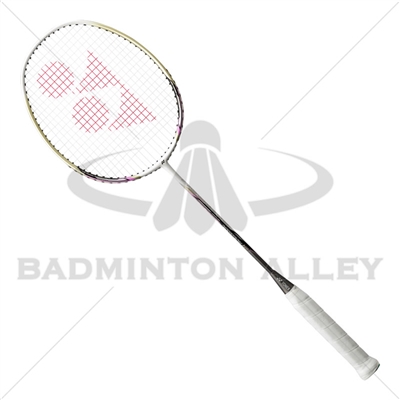 Yonex NanoRay 10 (NR10) White Champagne  Badminton Racket
