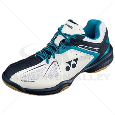 Yonex Power Cushion SHB-35EX White Sky Blue Badminton Shoes
