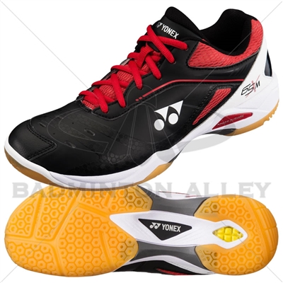 Yonex SHB-65X Black Red Badminton Shoes