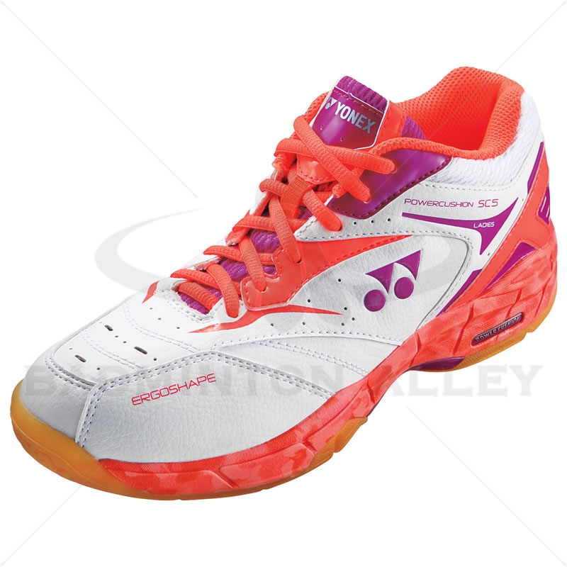 Yonex Power Cushion SHB-SC5LX Coral Orange Women Badminton Shoes 2015