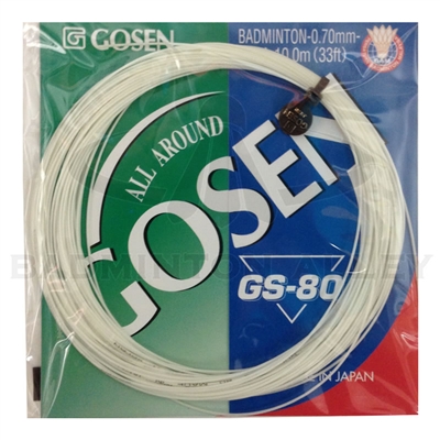 Gosen GS-80 ( 10 meter / 33 feet / 0.70mm / 21ga ) Badminton String