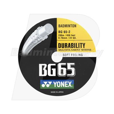 Yonex BG-65 200m Reel Badminton String