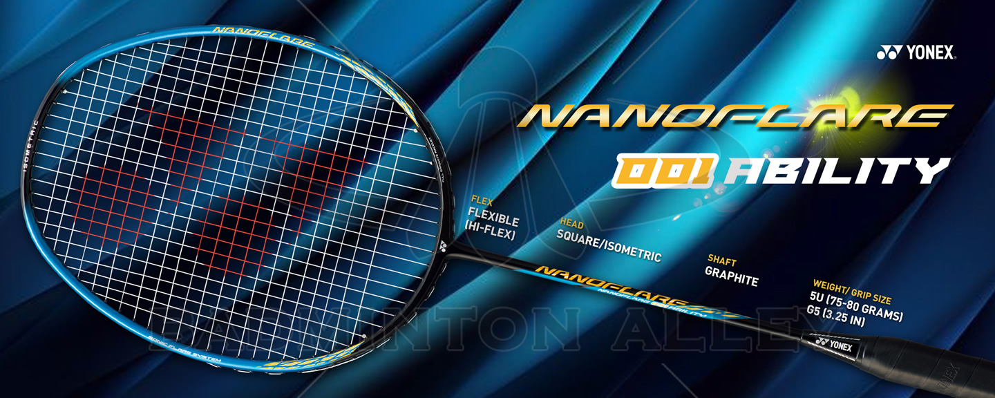 Yonex NanoFlare 001 Ability (NF001A) Black Blue 5UG5 Badminton Racket