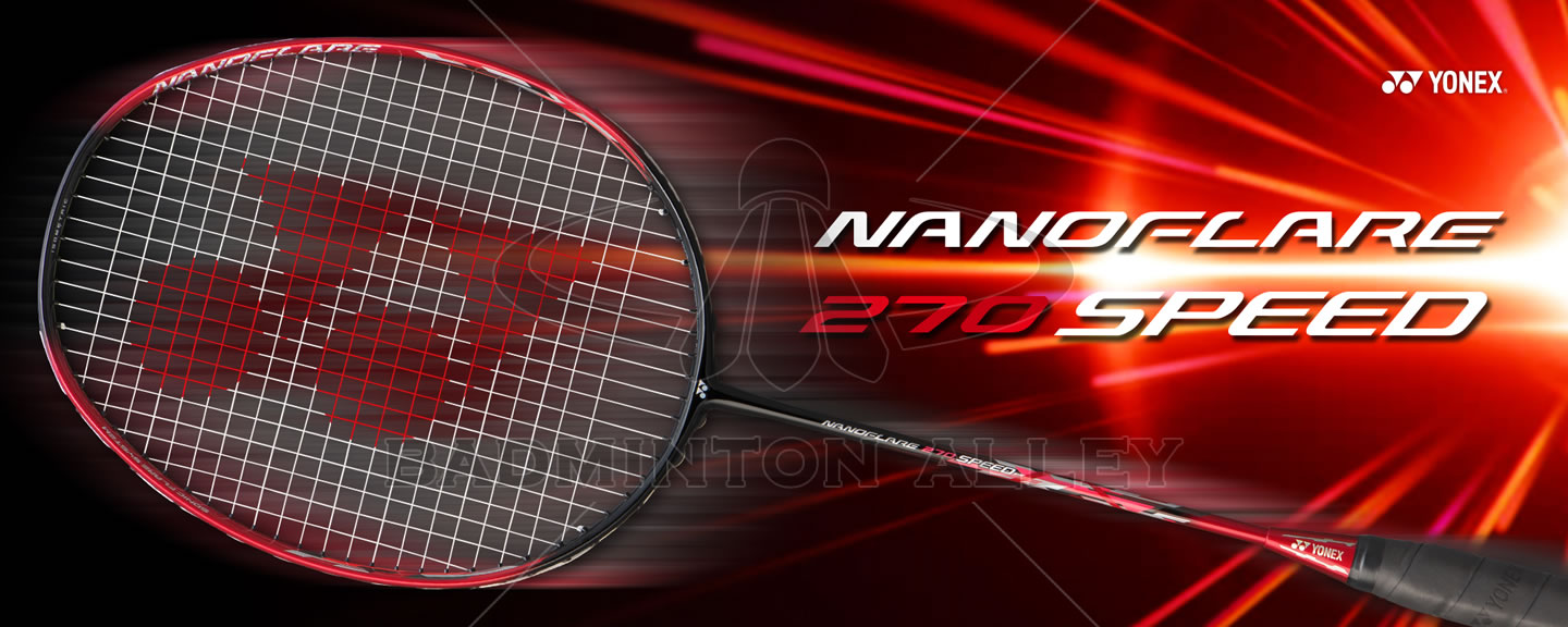 Yonex NanoFlare 270 Speed (NF270SP) Red 4UG5 Badminton Racket