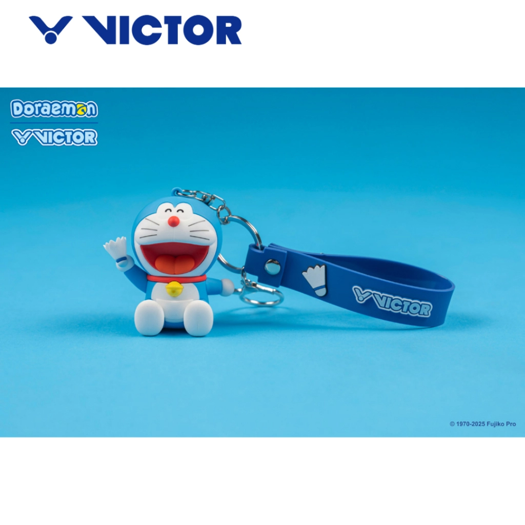 Victor Badminton Charms Doraemon Keychain Bracelet