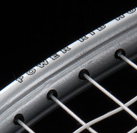 Dunlop Power Rib Hoop construction for badminton racket