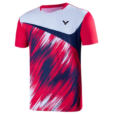 Victor T-30021D RED Crew Neck Jersey Shirt