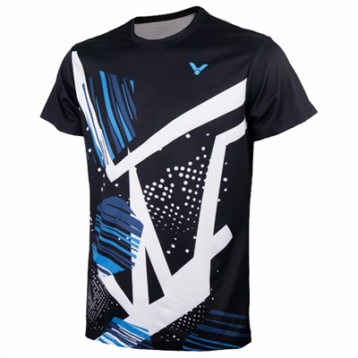 Victor T-49010 C BLACK Crew Neck Jersey Shirt