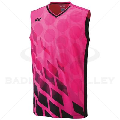 Yonex 10283-EX Sleeveless Game Shirt - Black Pink