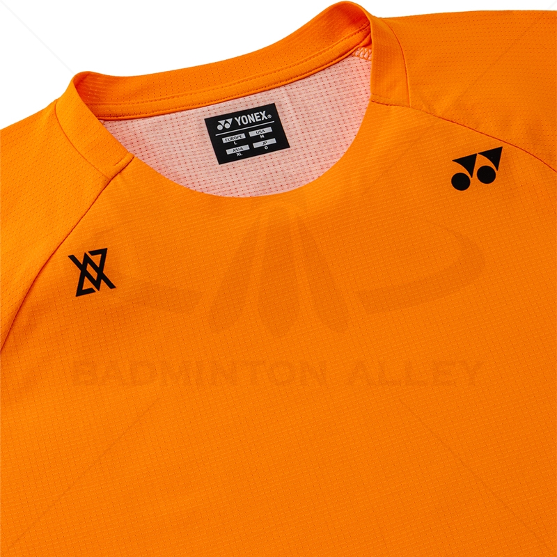 Yonex 16824 Viktor Axelsen Collection Performance Shirt - FLASH ORANGE