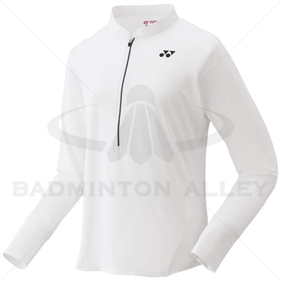 Yonex 20459EX Ladies Long Sleeve Shirt - WHITE