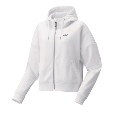 Yonex 39020 Ladies Full-Zip Hoodie - White