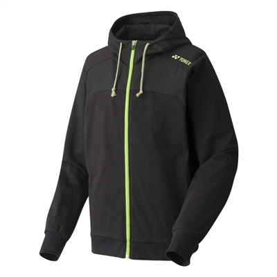 Yonex Jacket 51014EX Full-Zip Hoodie - Black Lime