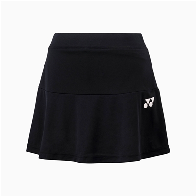 Yonex YW0036 Female Badminton Skirt (with Inner Shorts) BLACK