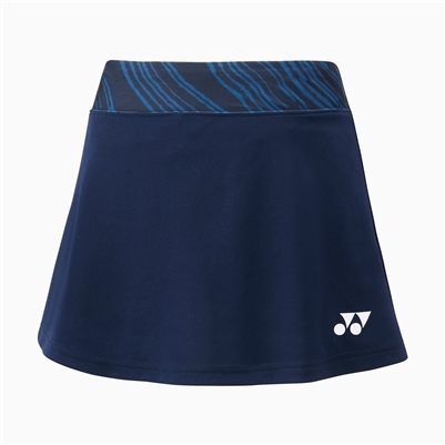 Yonex YW0054 Female Badminton Skirt (with Inner Shorts) DARK NAVY
