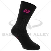 Yonex 1855YX 3D Pro Black Pink Grand Slam Sport Crew Socks ( Made in Japan )
