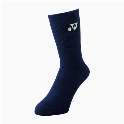Yonex 19120YX Sport Crew Socks NAVY (Made in Japan)