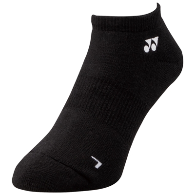Yonex 19121EX Sport Low Cut Socks BLACK WHITE (Made in Japan)