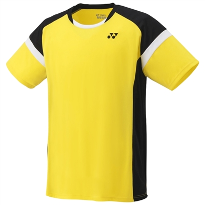 Yonex YJ0001EX Junior Crew Neck Shirt (Color: Light Yellow)