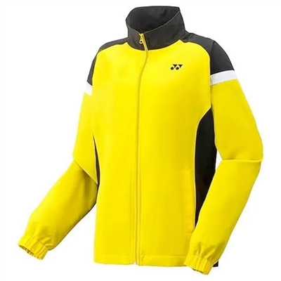 Yonex YM0005 Adult Warm Up Jacket - Light Yellow