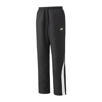 Yonex YM0006 Adult Warm Up Pants - Black White
