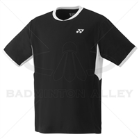Yonex YM0010EX Men Crew Neck Shirt (Color: Black)