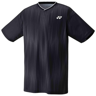 Yonex YM0026EX Men Crew Neck Badminton Performance Shirt (Black)