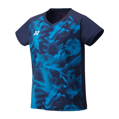 Yonex YW0033EX Women Crew Neck Shirt (Color: Navy Blue)