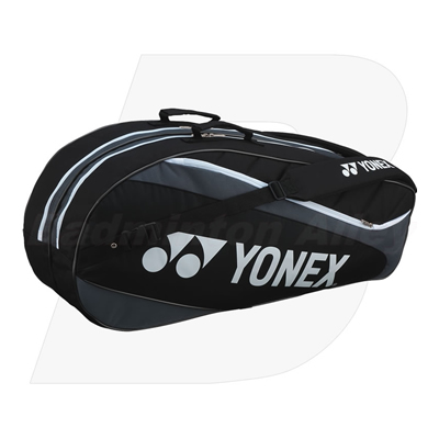 Yonex 7226 Black Badminton Tennis 6 Rackets Bag