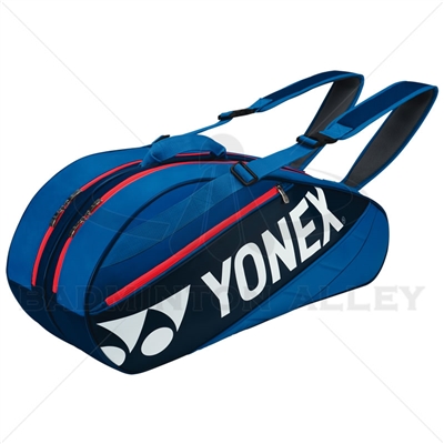 Yonex 7626EX Blue Badminton Tennis 6 Rackets Bag