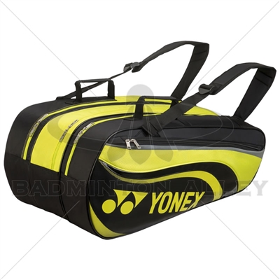Yonex 8829EX Black Lime Tournament Active Badminton Tennis Bag