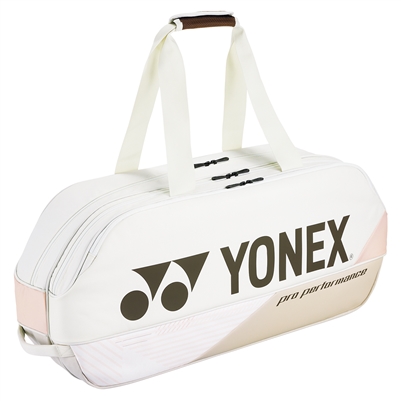 Yonex 92431W Pro Performance Tournament Edition Racket Bag SAND BEIGE