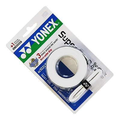 Yonex Super Grap Overgrip (AC102LTD-WHITE) 4pcs/pkg