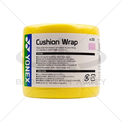 Yonex AC-381 (AC381) Cushion Wrap Grip YELLOW