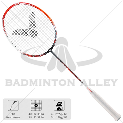 Victor Thruster Ryuga (TK-RYUGA) Flame Red Badminton Racket