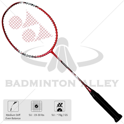 Yonex ArcSaber Light 15i 5U Red Badminton Racket