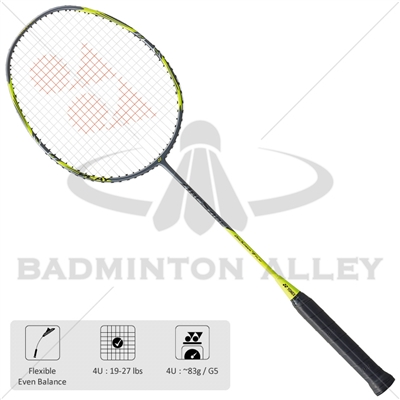 Yonex ArcSaber 7 Play (ARC7PLAY) 4UG5 Gray Yellow Badminton Racket