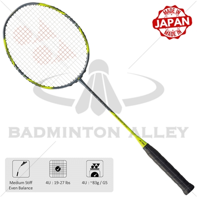 Yonex ArcSaber 7 Pro (Arc7Pro) 4UG5 Gray Yellow Badminton Racket