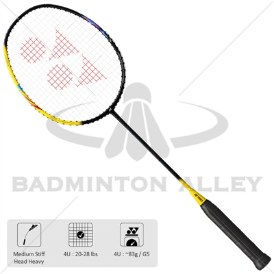 Yonex Astrox 01 Feel (AX01C) 4UG5 Black Yellow Badminton Racket